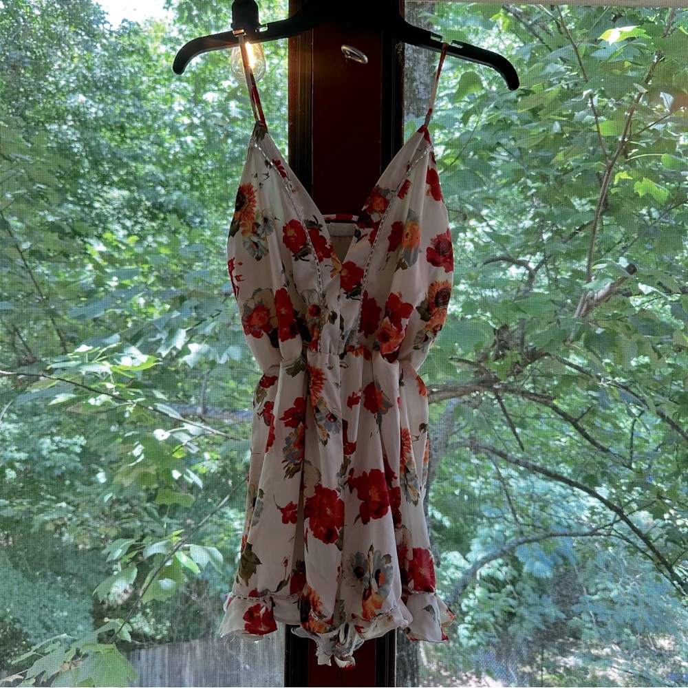 Floral Sienna Sky Romper SzS